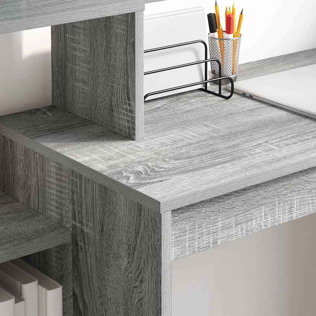 Bureau Gris Sonoma 100 x 40 x 90 cm Bois d'ingénierie - XIOS