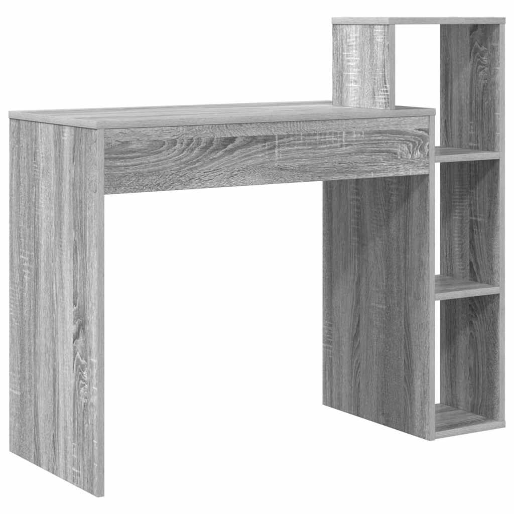 Bureau Gris Sonoma 100 x 40 x 90 cm Bois d'ingénierie - XIOS