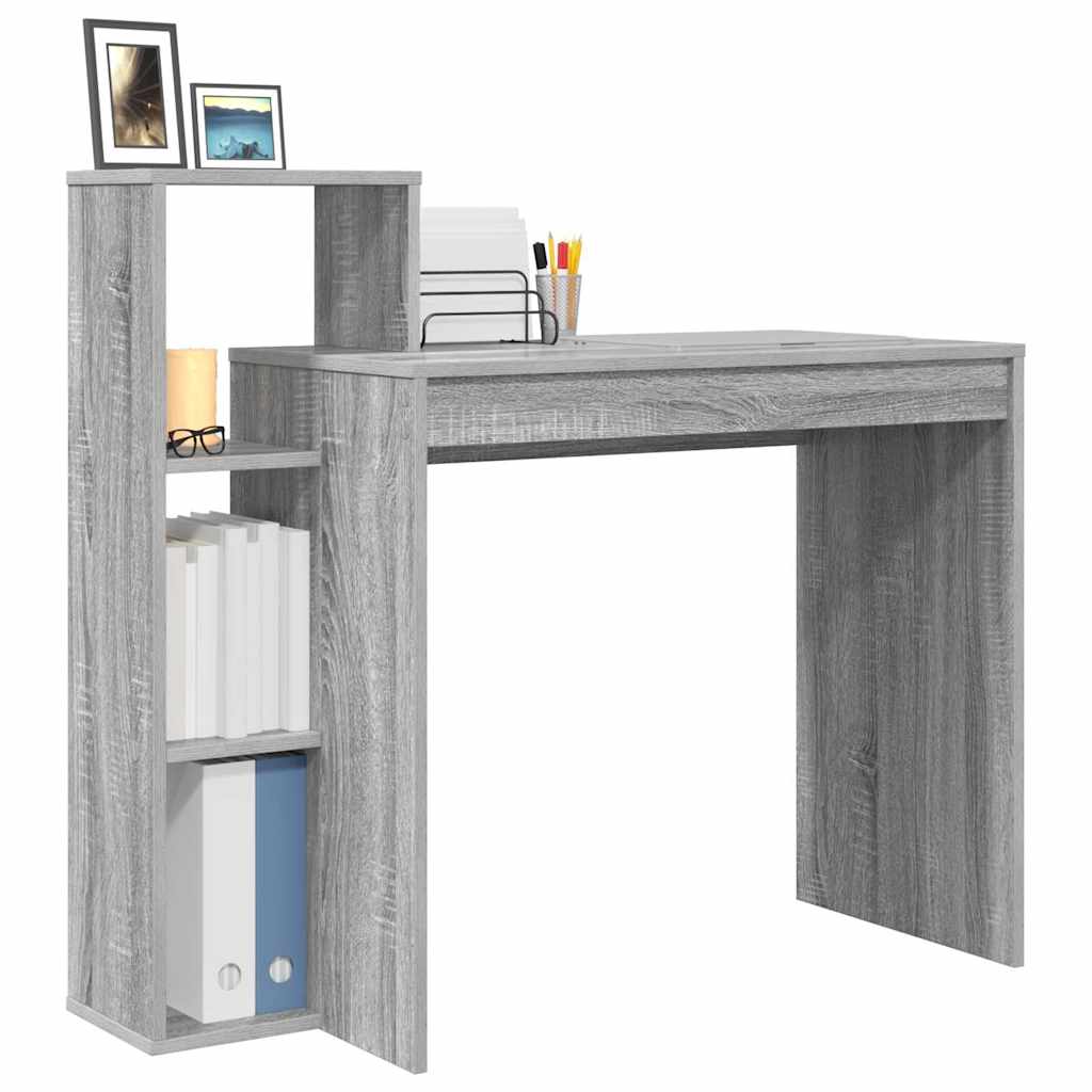 Bureau Gris Sonoma 100 x 40 x 90 cm Bois d'ingénierie - XIOS