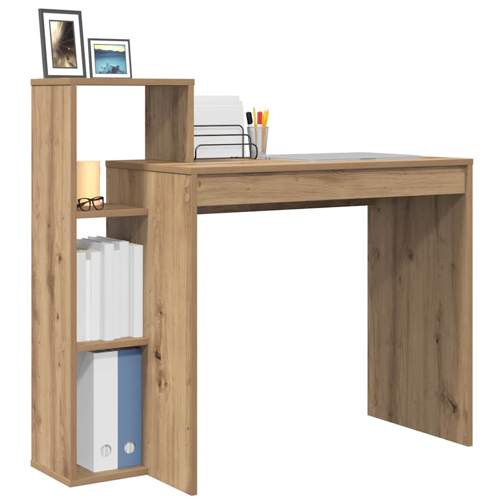 Bureau chêne artisanal 100 x 40 x 90 cm Bois d'ingénierie - XIOS
