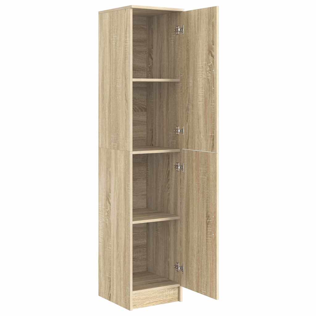 Highboard Chêne sonoma 35 x 39 x 168 cm Bois d'ingénierie - XIOS