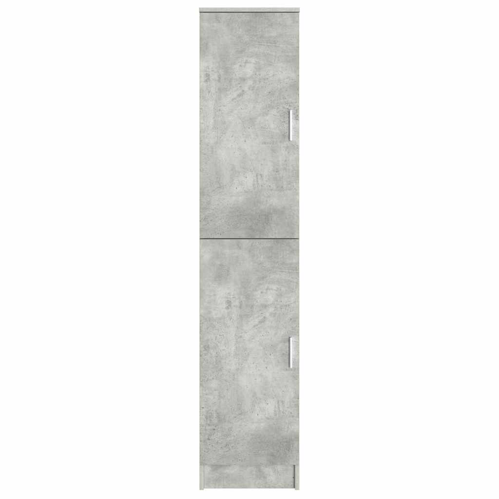 Haut Armoire Gris béton 35 x 39 x 168 cm - XIOS