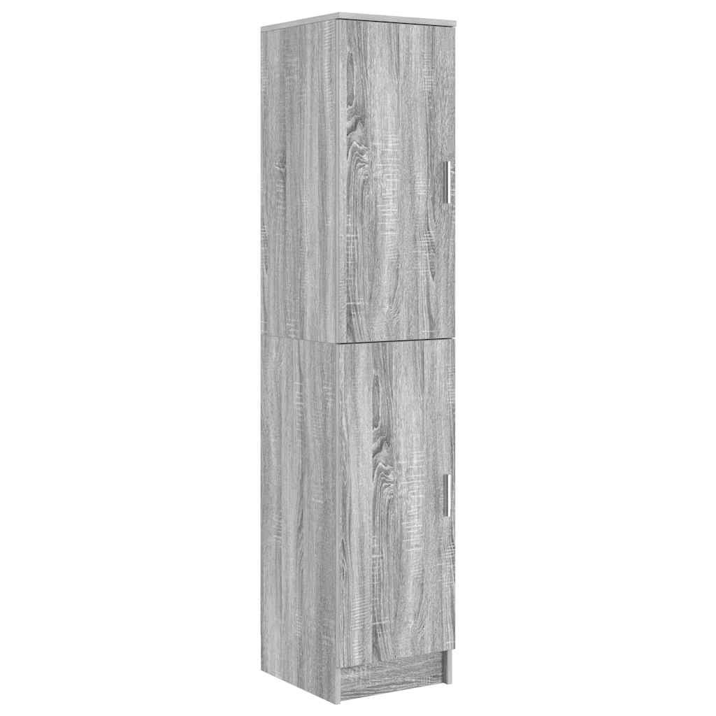 Highboard Sonoma gris 35 x 39 x 168 cm Bois d'ingénierie - XIOS