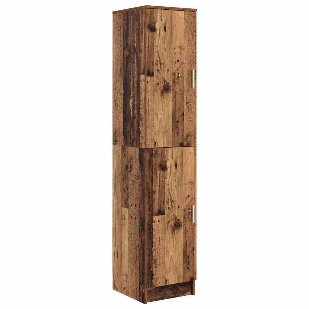 Highboard Bois ancien 35 x 39 x 168 cm Bois d'ingénierie - XIOS