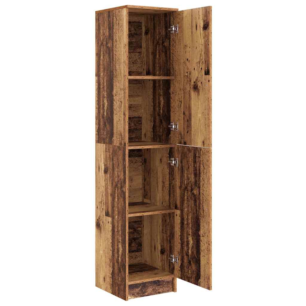 Highboard Bois ancien 35 x 39 x 168 cm Bois d'ingénierie - XIOS