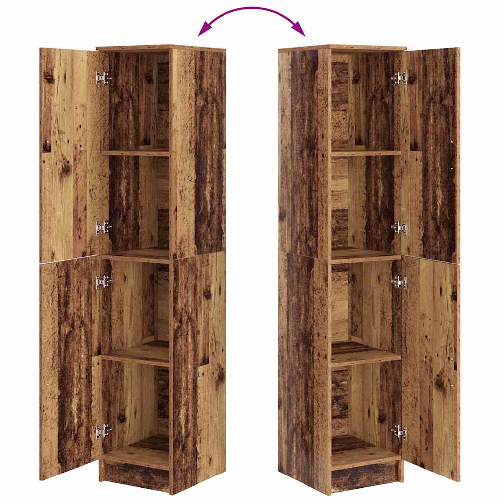 Highboard Bois ancien 35 x 39 x 168 cm Bois d'ingénierie - XIOS