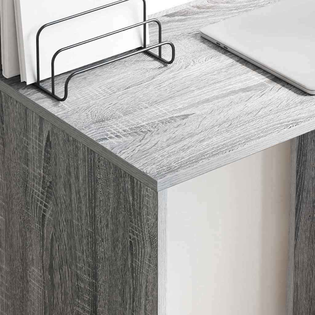 Bureau Sonoma gris 78.5 x 37 x 154.5 cm Bois d'ingénierie - XIOS
