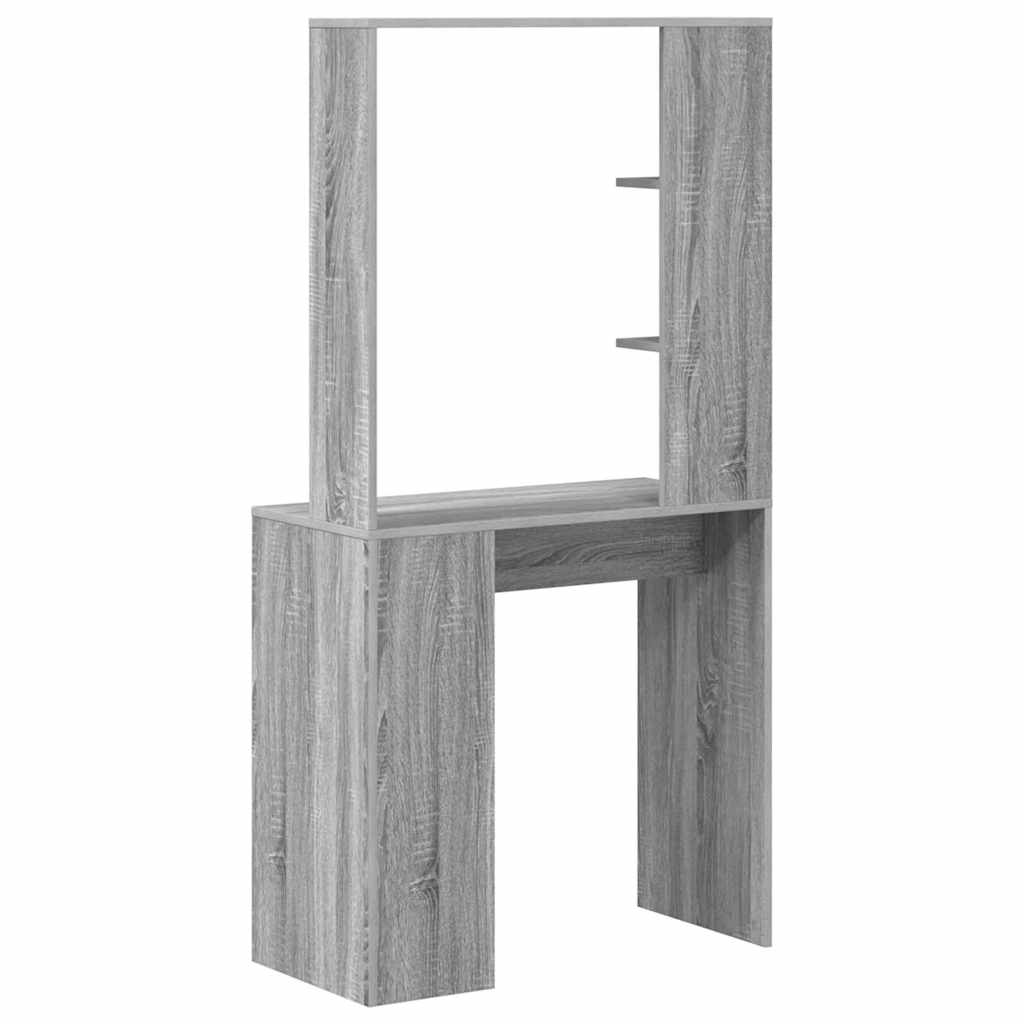 Bureau Sonoma gris 78.5 x 37 x 154.5 cm Bois d'ingénierie - XIOS