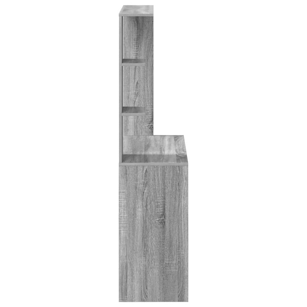 Bureau Gris Sonoma Bois d'ingénierie 78,5 x 37 x 154,5 cm - XIOS