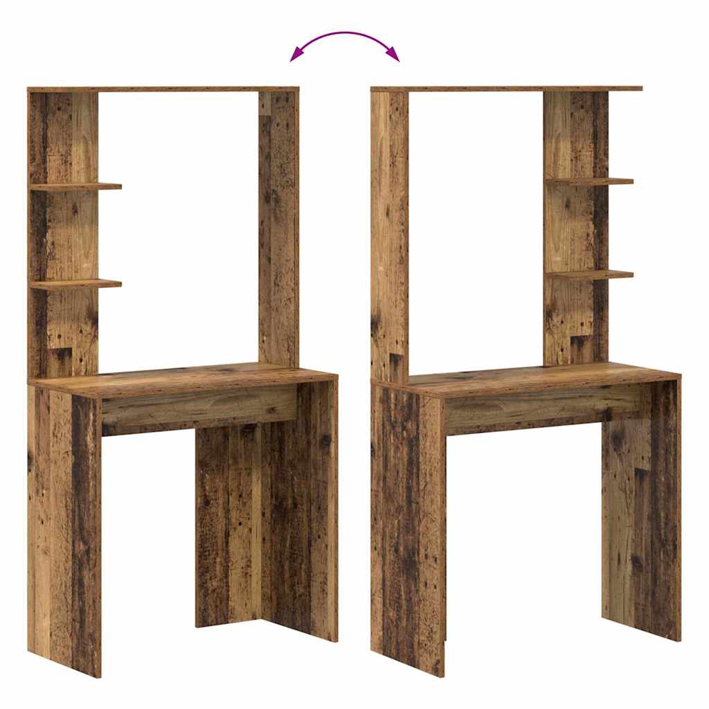 Bureau Bois Ancien 78,5 x 37 x 154,5 cm Bois d'ingénierie - XIOS