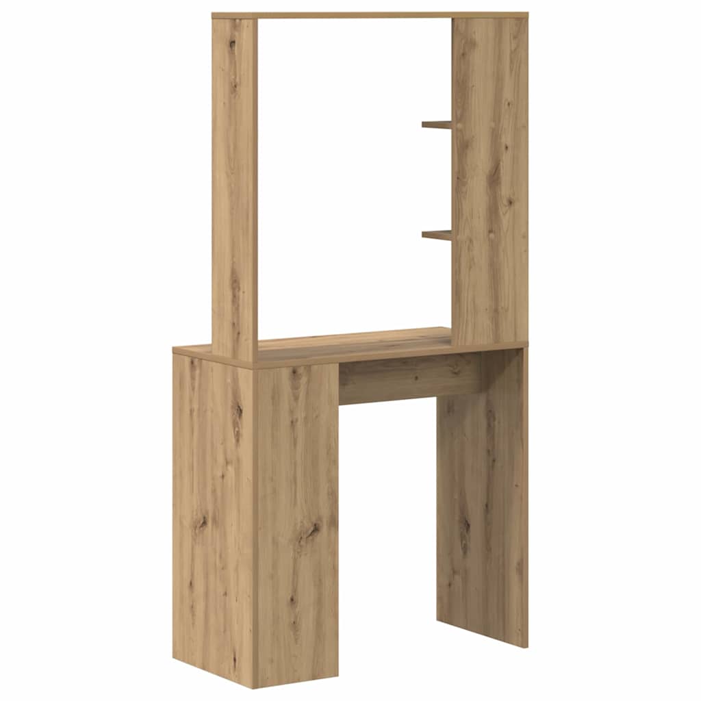 Bureau chêne artisanal 78.5 x 37 x 154.5 cm Bois d'ingénierie - XIOS