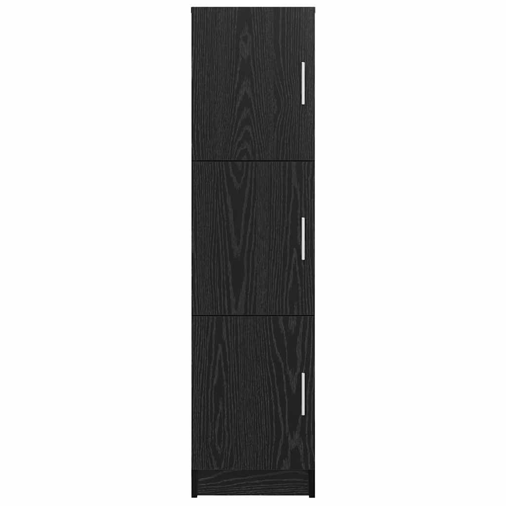 Haut Armoire Chêne noir 31.5 x 32 x 122.5 cm - XIOS