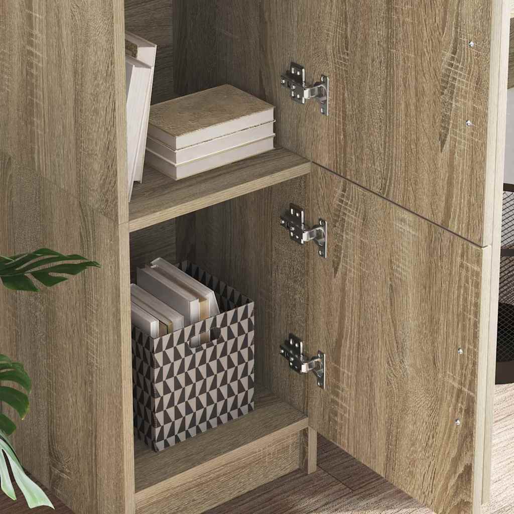 Haut Armoire Chêne Sonoma 31.5 x 32 x 122.5 cm - XIOS