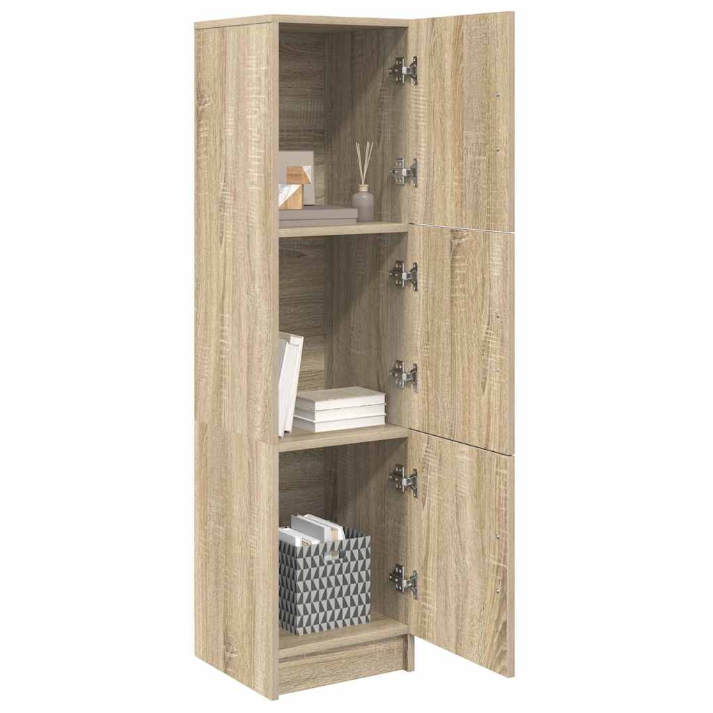 Haut Armoire Chêne Sonoma 31.5 x 32 x 122.5 cm - XIOS