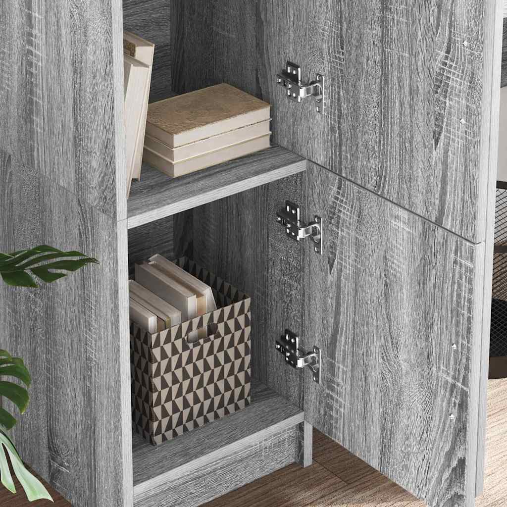 Haut Armoire Gris Sonoma 31.5 x 32 x 122.5 cm - XIOS
