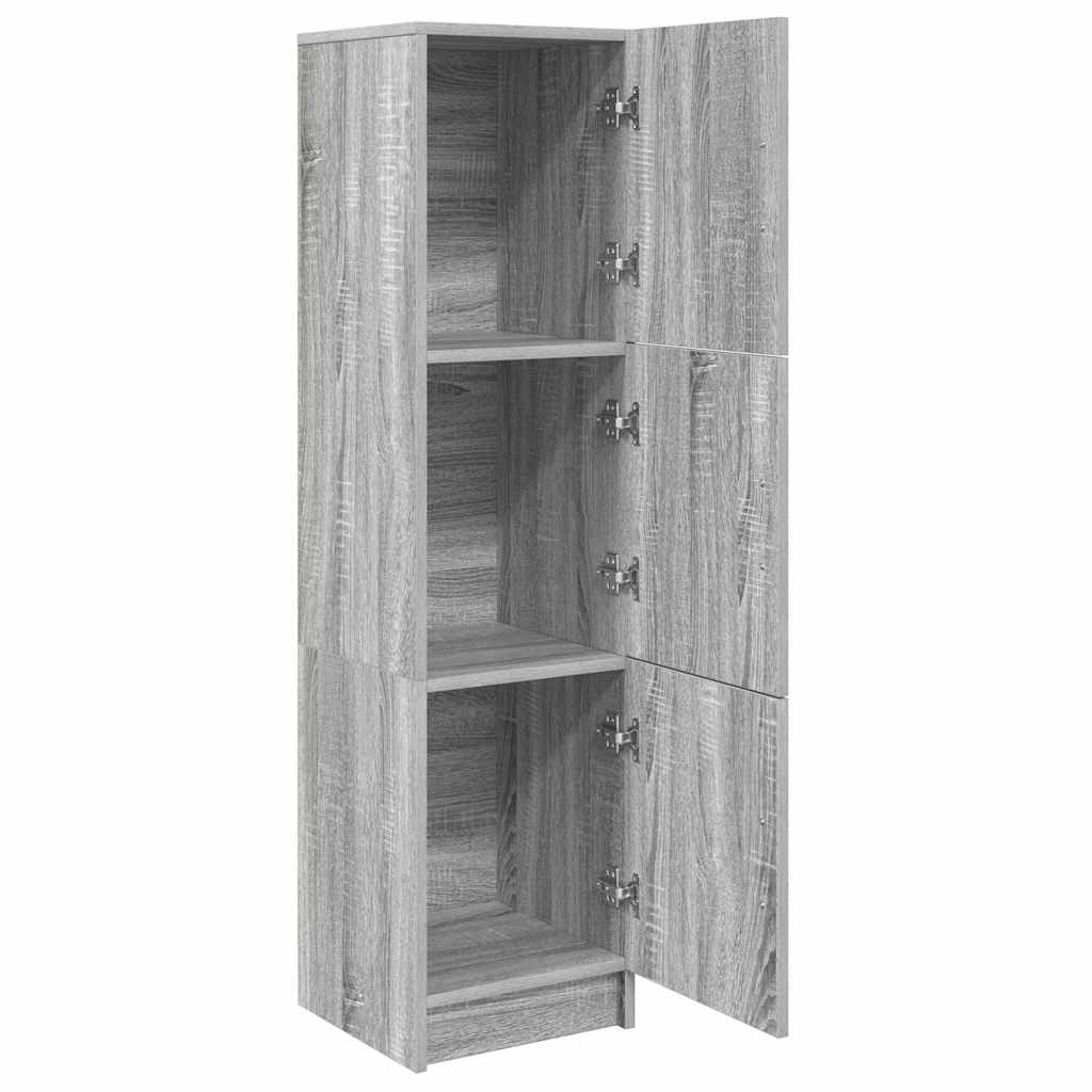 Haut Armoire Gris Sonoma 31.5 x 32 x 122.5 cm - XIOS