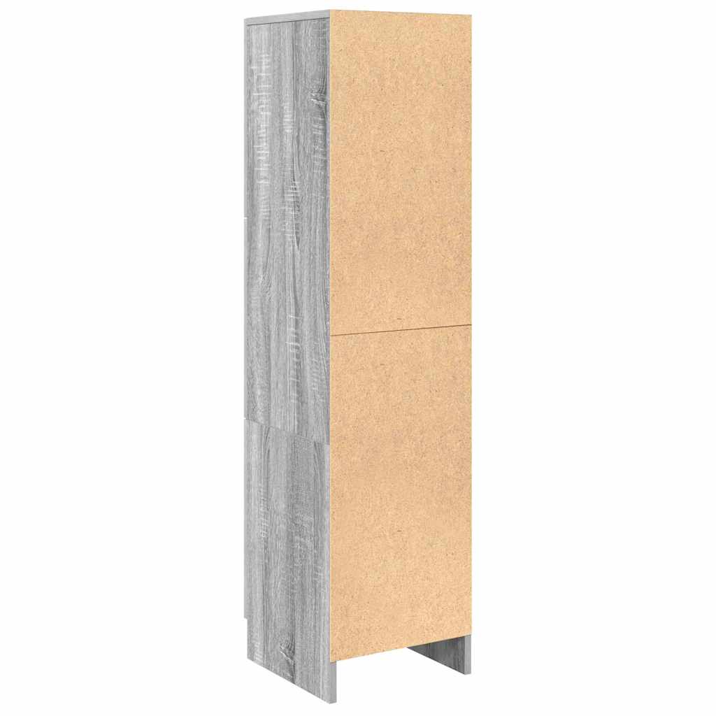 Haut Armoire Gris Sonoma 31.5 x 32 x 122.5 cm - XIOS