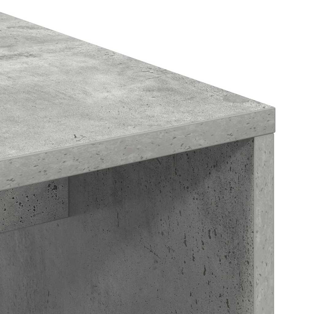 Bureau Gris béton 102 x 50 x 124 cm Bois d'ingénierie - XIOS
