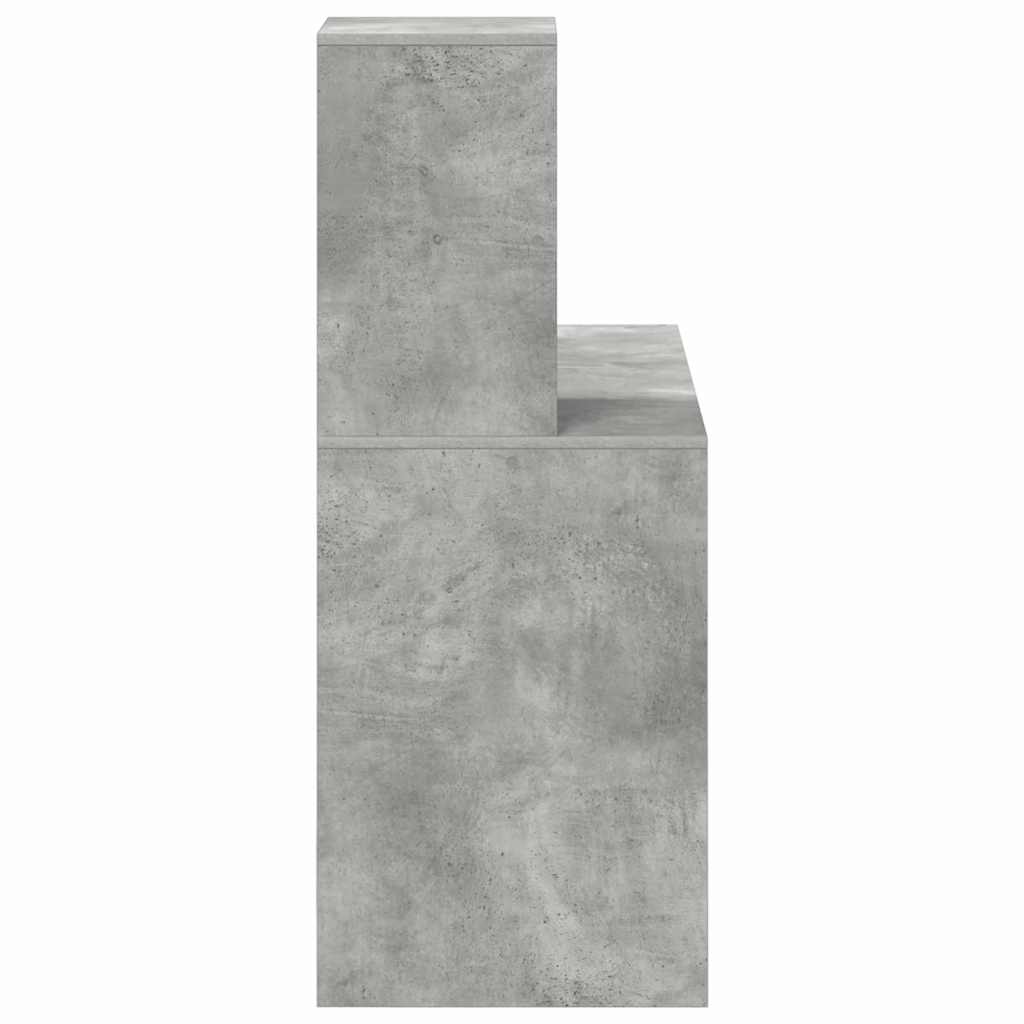 Bureau Gris béton 102 x 50 x 124 cm Bois d'ingénierie - XIOS