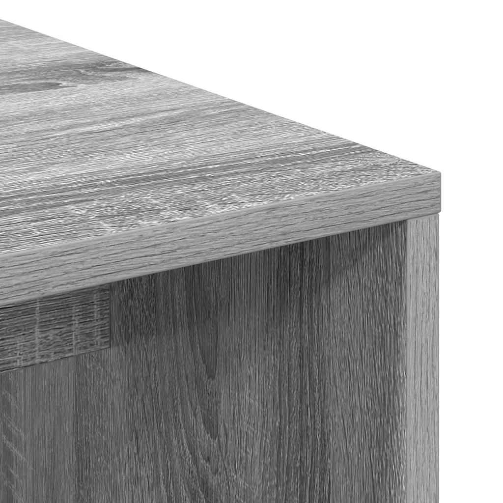 Bureau Gris Sonoma 102 x 50 x 124 cm Bois d'ingénierie - XIOS