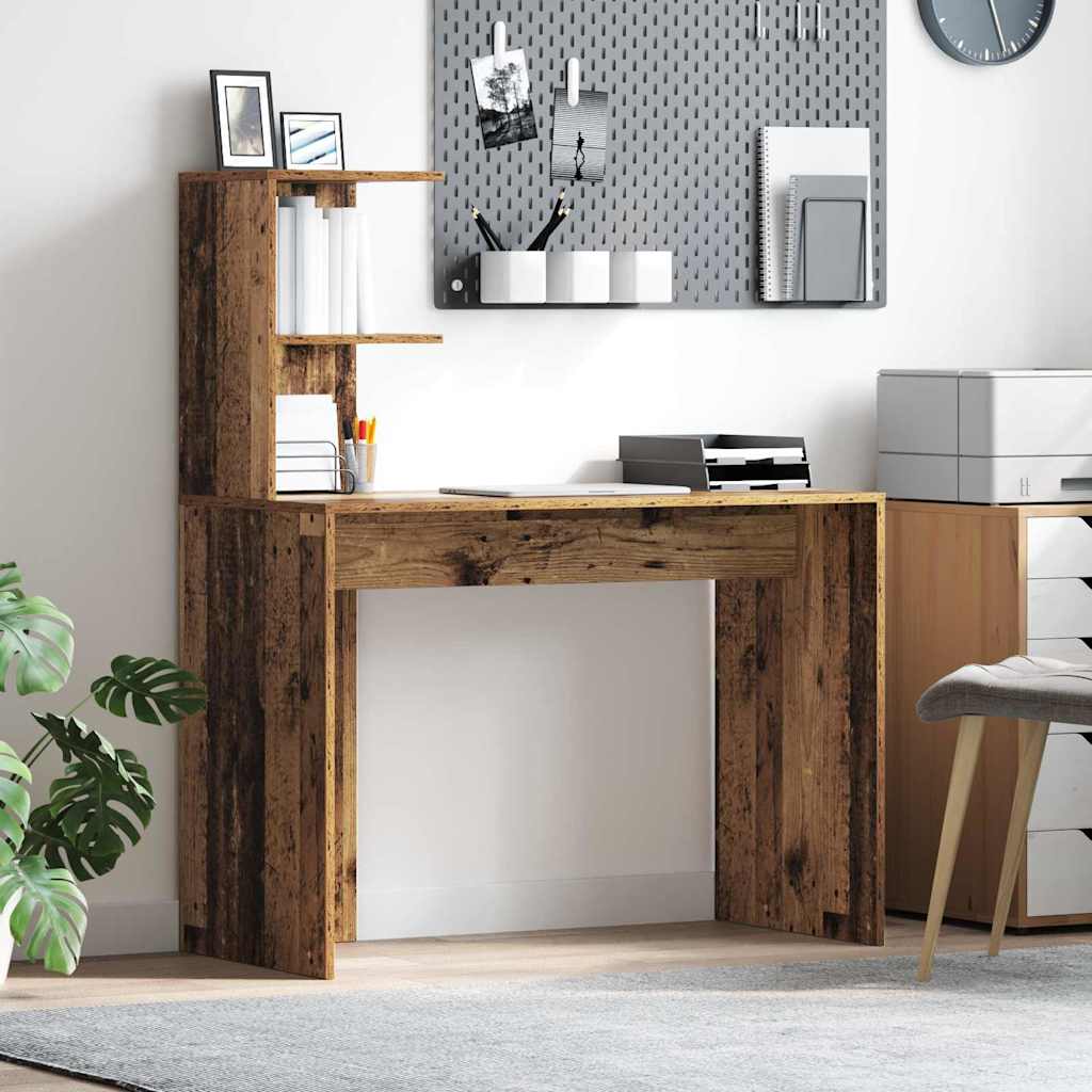 Bureau Bois Ancien 102 x 50 x 124 cm Bois d'ingénierie - XIOS