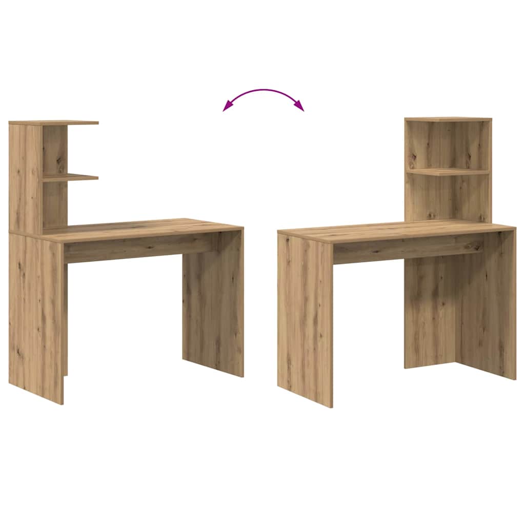 Bureau Chêne artisanal 102 x 50 x 124 cm Bois d'ingénierie - XIOS
