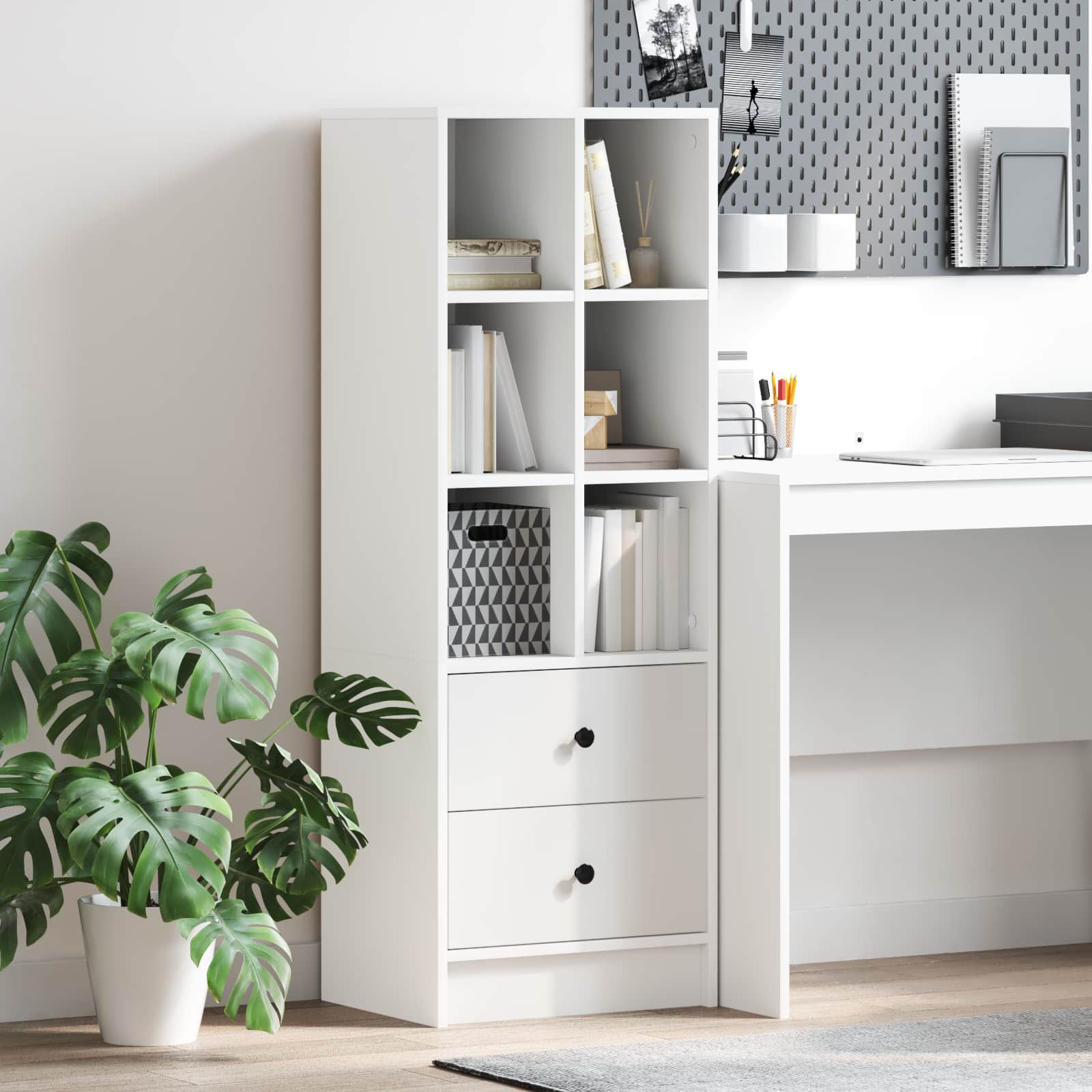 Haut Armoire Blanc 45,5 x 34 x 127 cm - XIOS