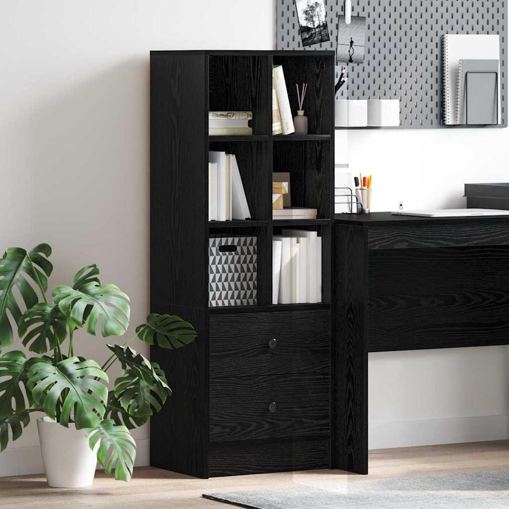 Haut Armoire Chêne noir 45,5 x 34 x 127 cm Bois d'ingénierie - XIOS