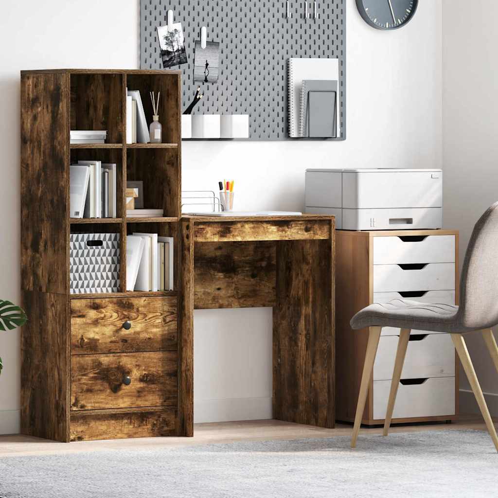 Bureau Chêne fumé 60 x 40 x 76 cm Bois d'ingénierie - XIOS