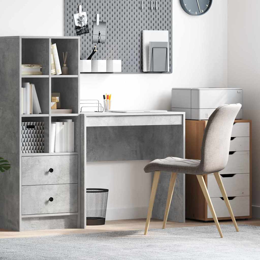 Bureau Gris béton 80 x 40 x 76 cm - XIOS