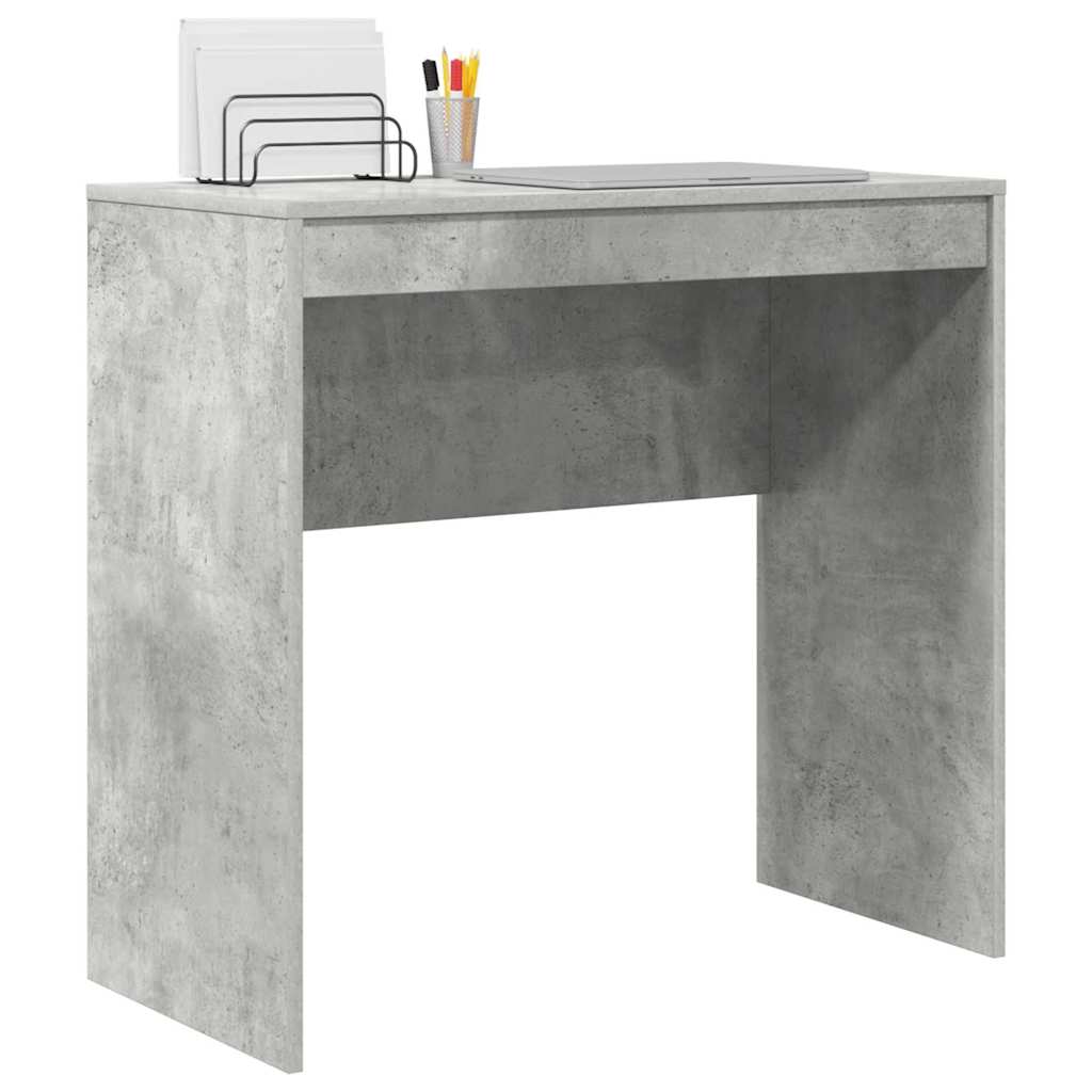 Bureau Gris béton 80 x 40 x 76 cm Bois d'ingénierie - XIOS