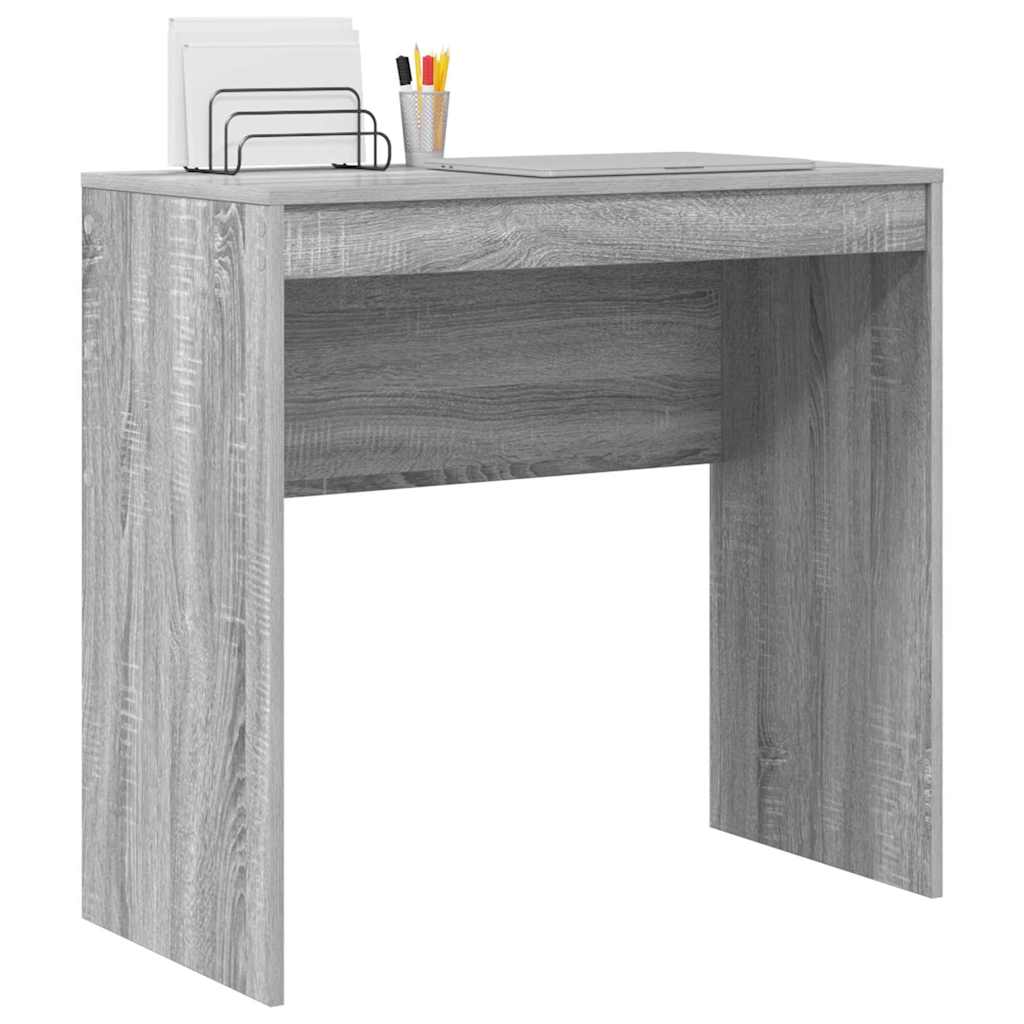 Bureau Autre Sonoma gris 80 x 40 x 76 cm Bois d'ingénierie - XIOS