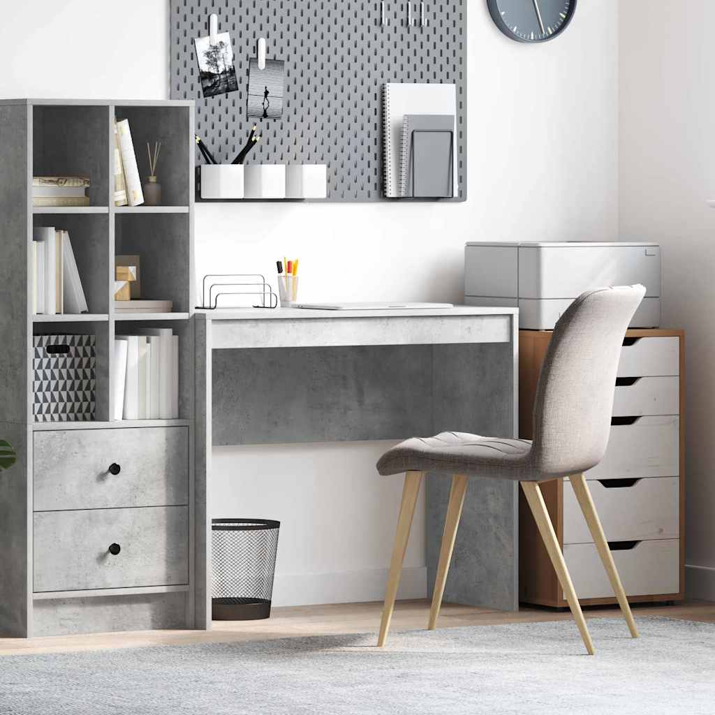 Bureau Gris béton 90 x 40 x 76 cm - XIOS