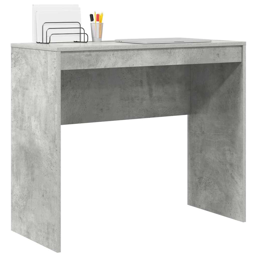 Bureau Gris béton 90 x 40 x 76 cm Bois d'ingénierie - XIOS