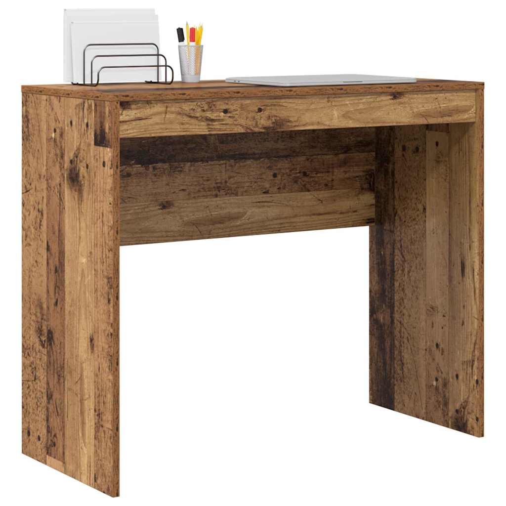 Bureau Bois ancien 90 x 40 x 76 cm - XIOS