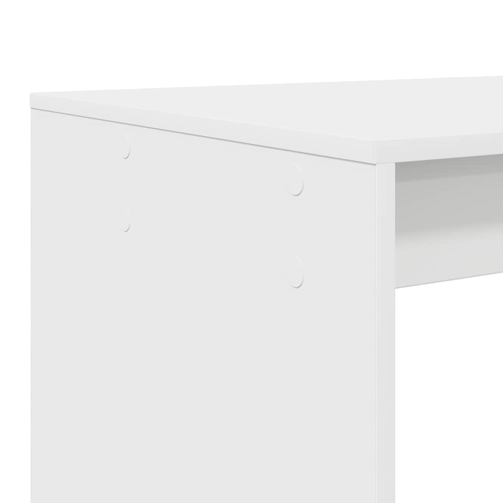 Bureau avec étagère Blanc 108 x 55 x 103.5 cm Bois d'ingénierie - XIOS