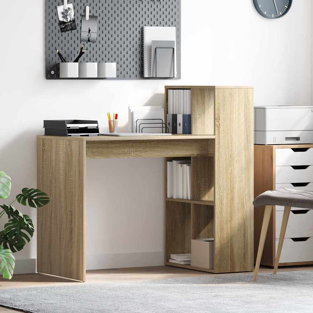 Bureau Chêne Sonoma Bois d'ingénierie 108 x 55 x 103.5 cm - XIOS
