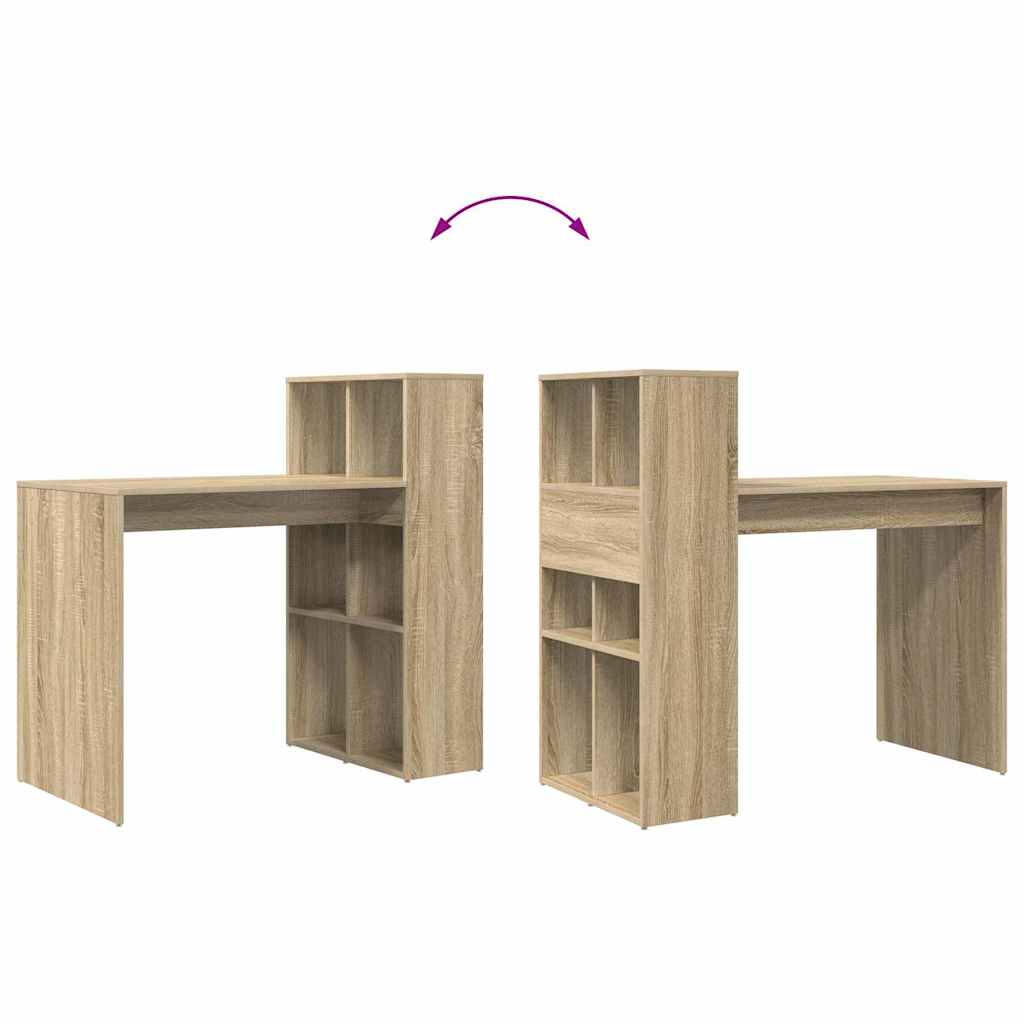 Bureau Chêne Sonoma Bois d'ingénierie 108 x 55 x 103.5 cm - XIOS