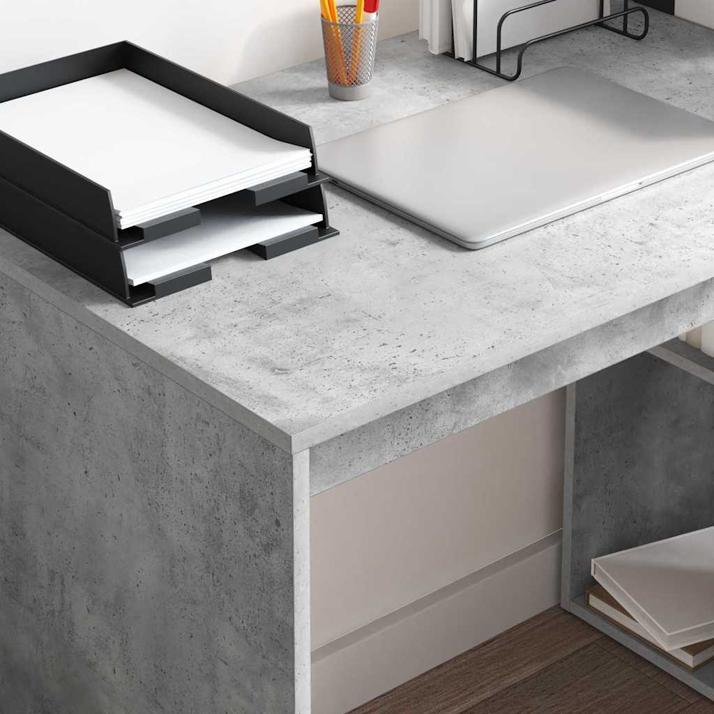 Bureau Gris béton 108 x 55 x 103,5 cm Bois d'ingénierie - XIOS