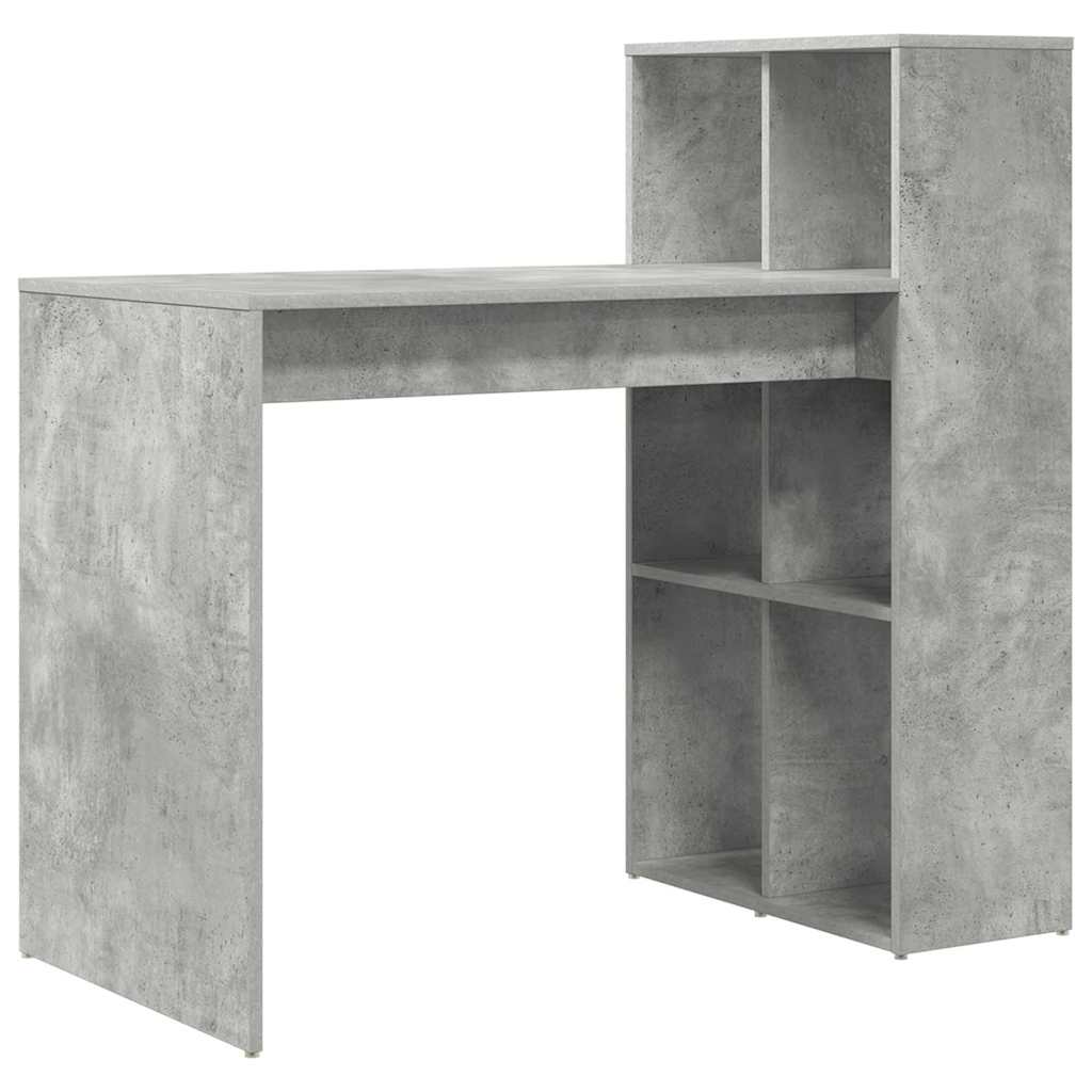 Bureau Gris béton 108 x 55 x 103,5 cm Bois d'ingénierie - XIOS