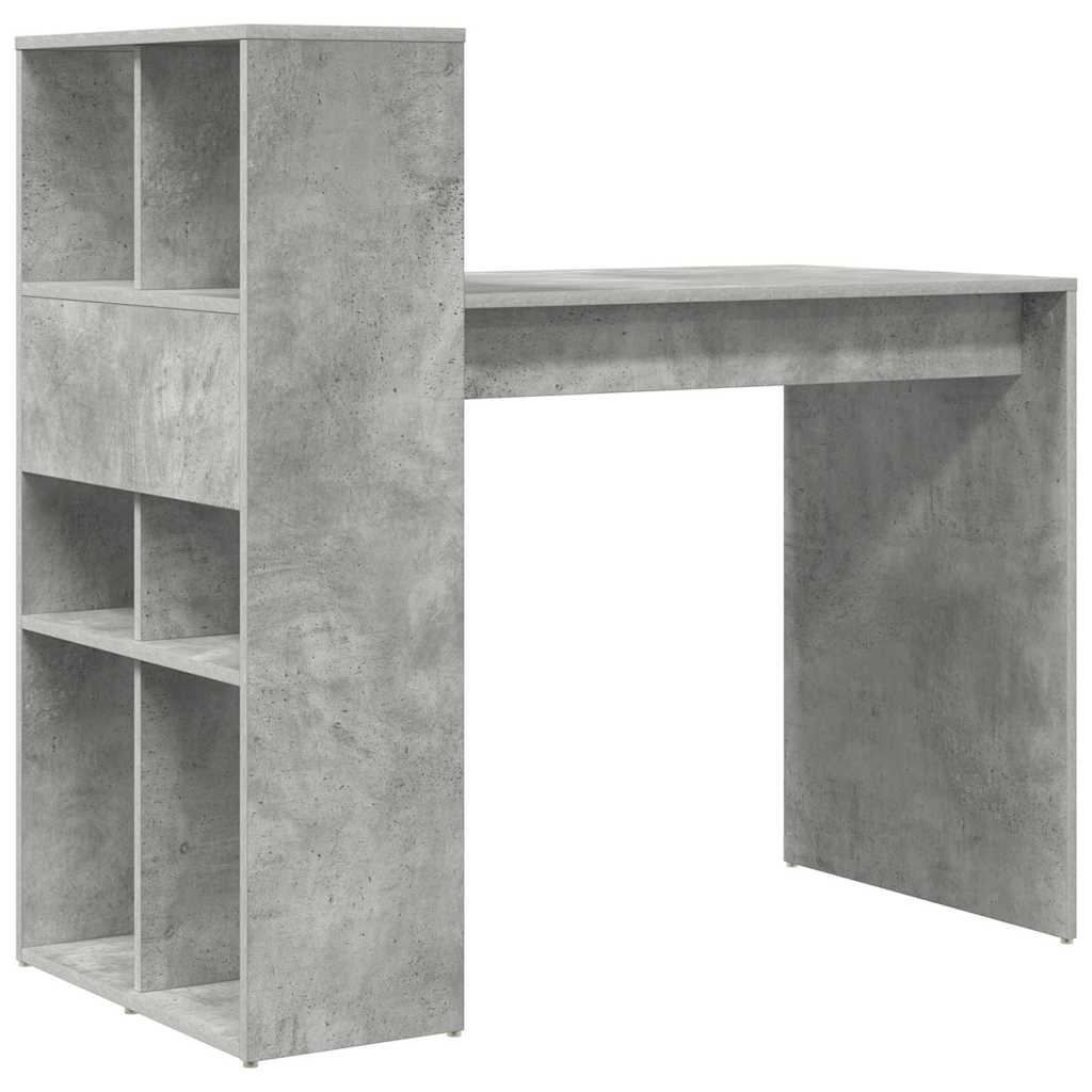 Bureau Gris béton 108 x 55 x 103,5 cm Bois d'ingénierie - XIOS