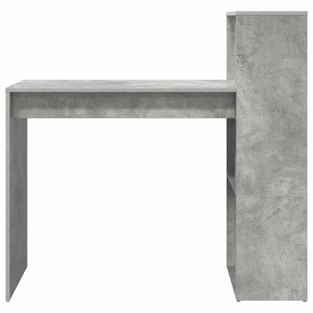 Bureau Gris béton 108 x 55 x 103,5 cm Bois d'ingénierie - XIOS