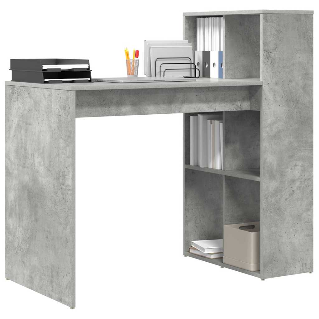 Bureau Gris béton 108 x 55 x 103,5 cm Bois d'ingénierie - XIOS