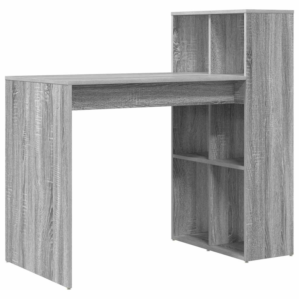 Bureau Gris Sonoma 108 x 55 x 103,5 cm Bois d'ingénierie - XIOS