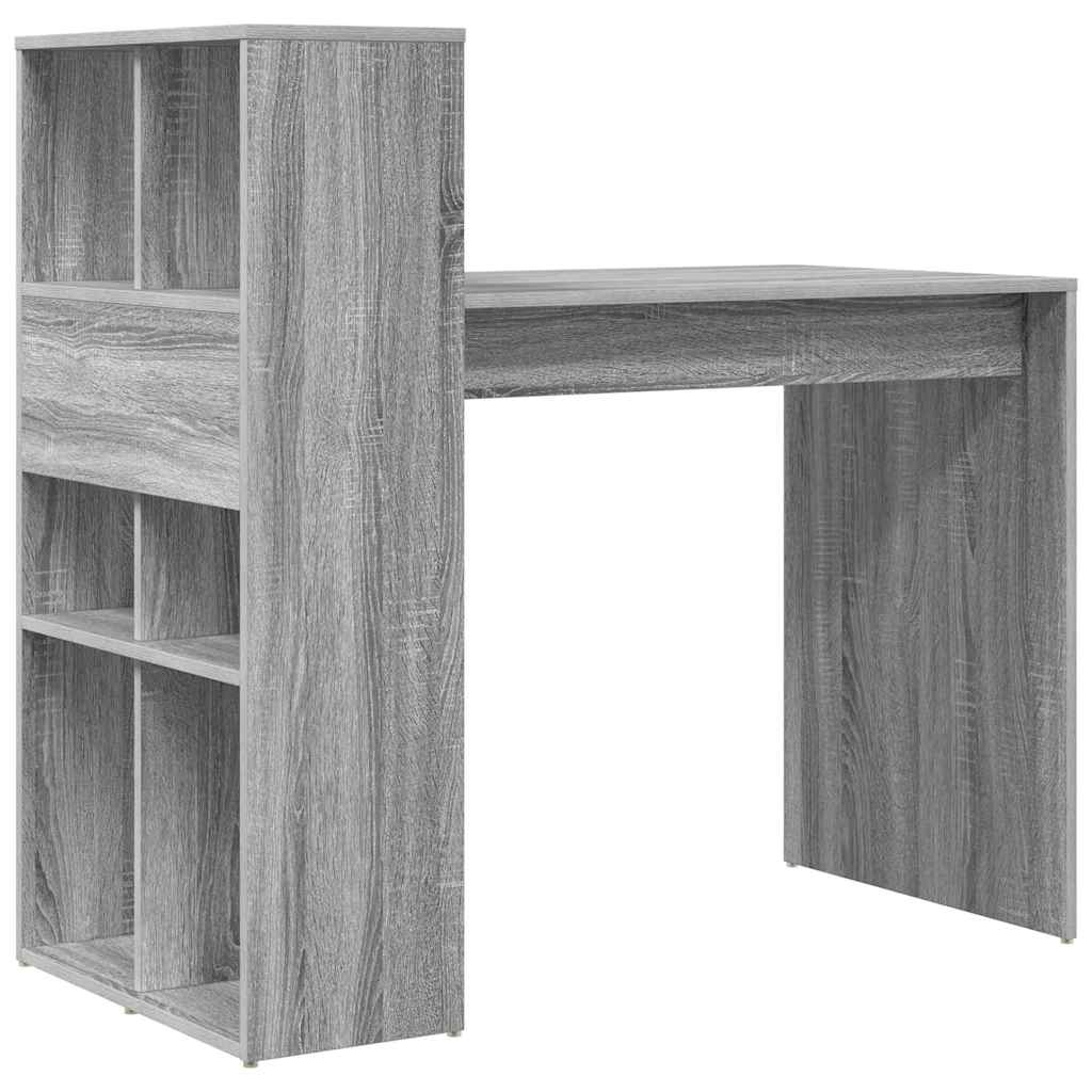 Bureau Gris Sonoma 108 x 55 x 103,5 cm Bois d'ingénierie - XIOS