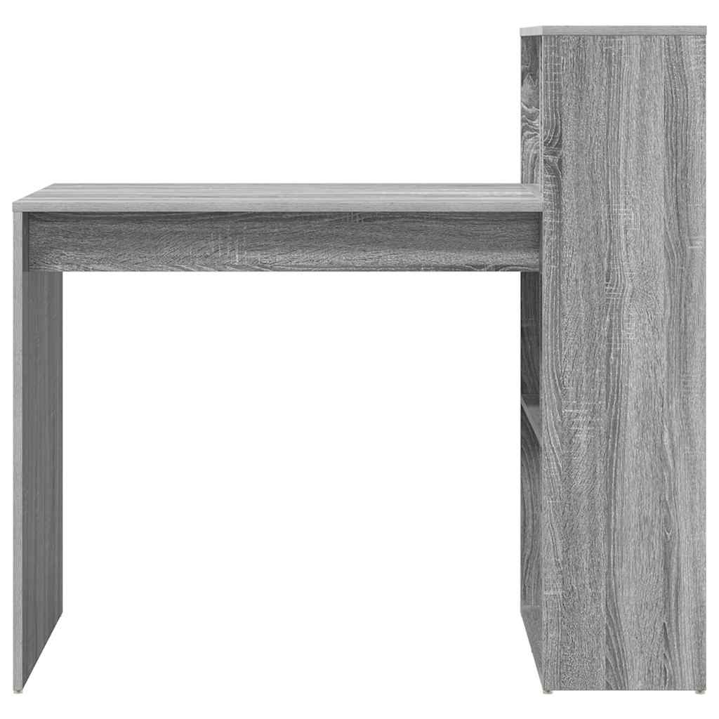 Bureau Gris Sonoma 108 x 55 x 103,5 cm Bois d'ingénierie - XIOS