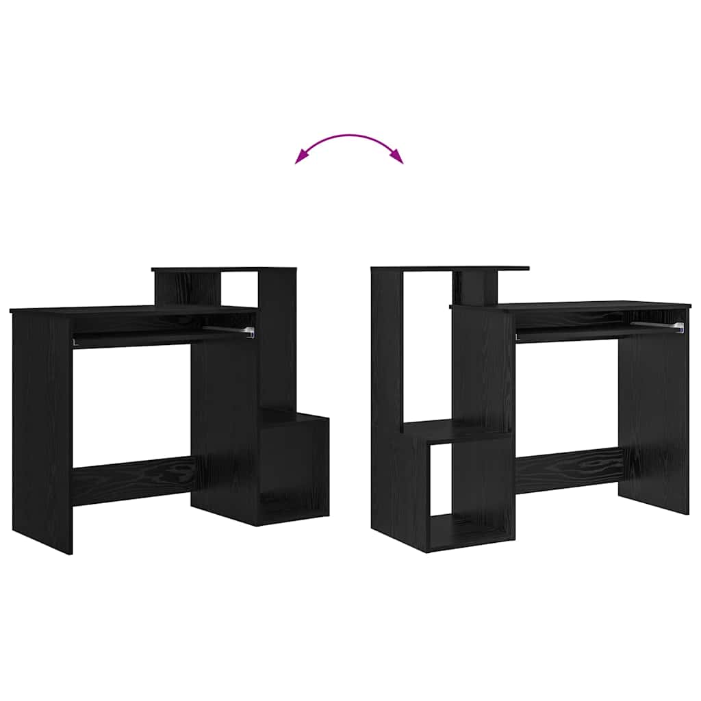 Bureau Chêne noir 106 x 40 x 88.5 cm Bois d'ingénierie - XIOS