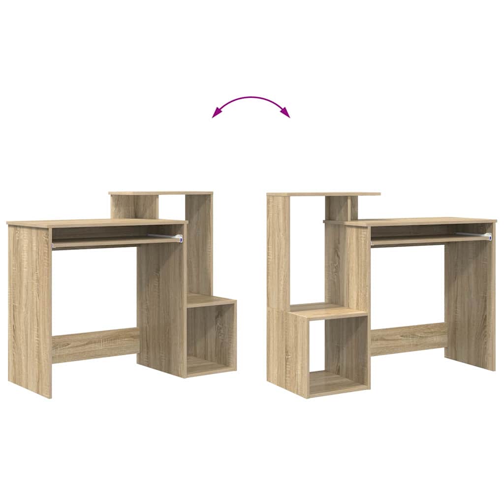 Bureau Chêne Sonoma Bois d'ingénierie 106 x 41 x 88.5 cm - XIOS