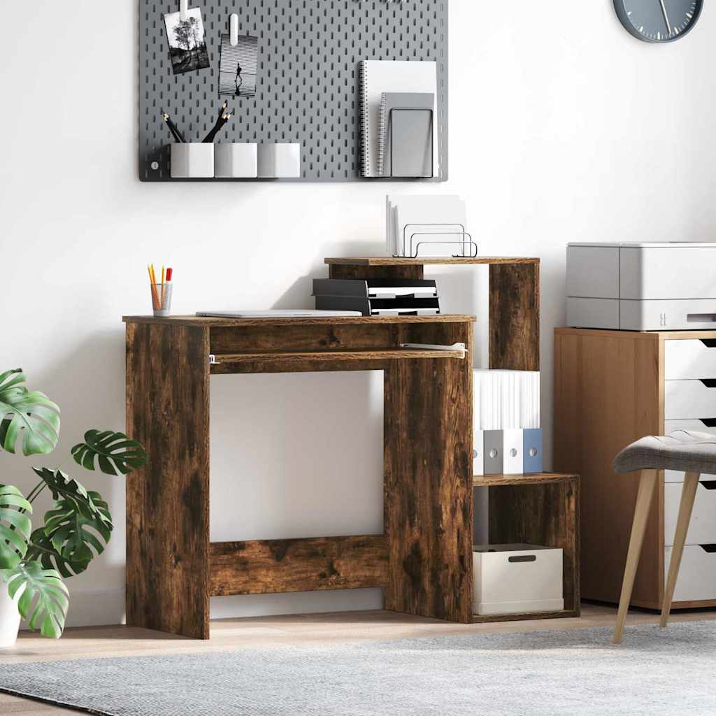 Bureau Chêne fumé 106 x 40 x 88.5 cm Bois d'ingénierie - XIOS