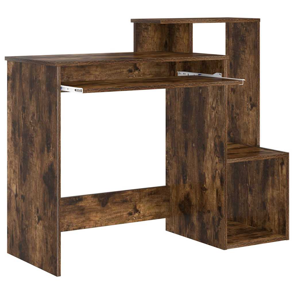 Bureau Chêne fumé 106 x 40 x 88.5 cm Bois d'ingénierie - XIOS